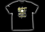 Mobile Preview: Machinegun Streetwear T-Shirt Skull, schwarz