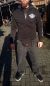 Preview: Wild Power Sweatjacke "Moped", Stehkragen, Zip, schwarz