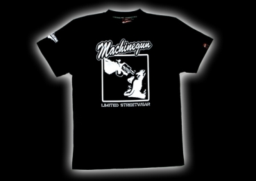 Machinegun Streetwear T-Shirt Good Bye, schwarz