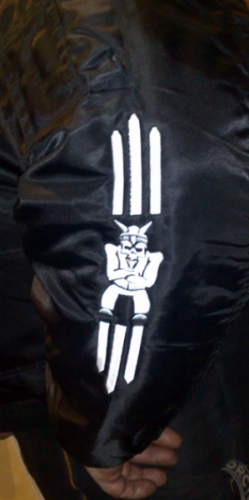 Wild Power CWU Jacke WILD POWER Vikingcross - großer Rückenstick Wild Power CWU Jacke WILD POWER Vikingcross