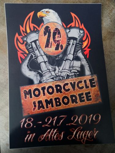 Aufkleber Sticker 29. Motorcycle Jamboree