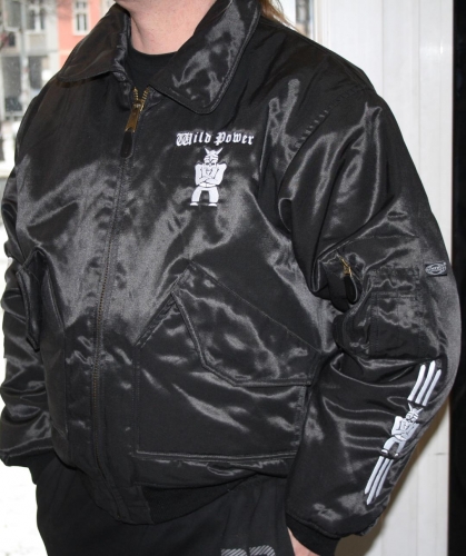 Wild Power CWU Jacke WILD POWER Vikingcross - großer Rückenstick Wild Power CWU Jacke WILD POWER Vikingcross