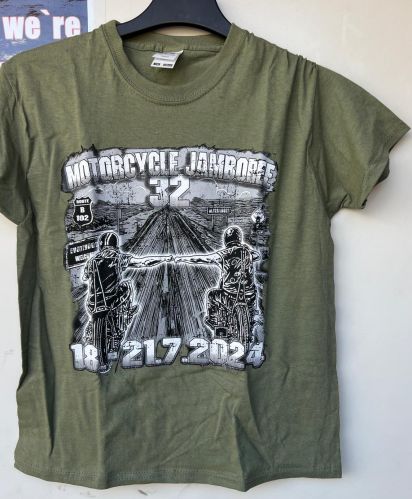 Kids, T-Shirt, 33.Motorcycle Jamboree, grün, 2025