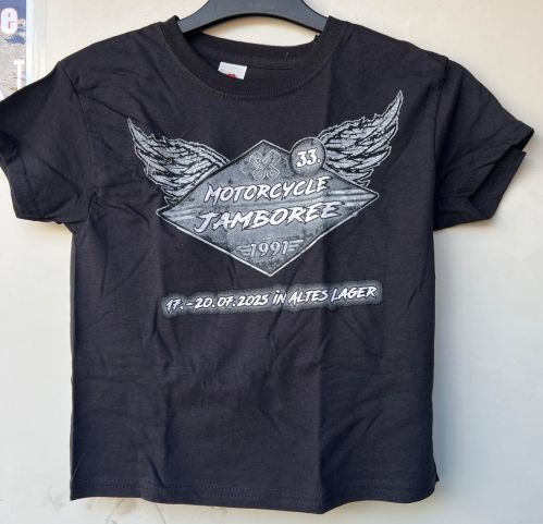 Kids, T-Shirt, 33.Motorcycle Jamboree, schwarz, 2025