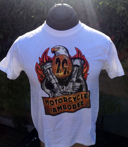 Kids T-Shirt 29.Motorcycle Jamboree weiß