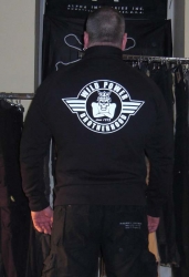 Wild Power Sweatjacke Stehkragen, Zip , Brustpatch, Ärmeldruck Motiv: Logo Brotherhood