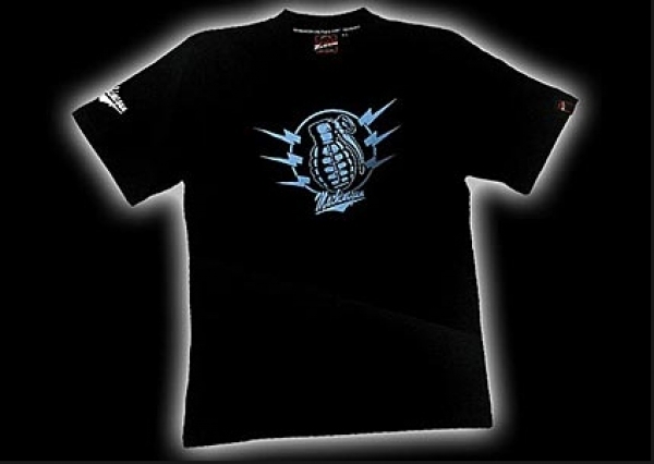 Machinegun T-Shirt Grenade, schwarz