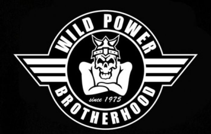 Wild Power Sweatjacke Stehkragen, Zip - Logo Brotherhood - schwarz