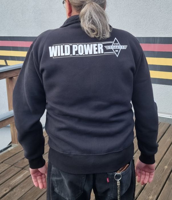Wild Power Sweatjacke Stehkragen Support BTBW