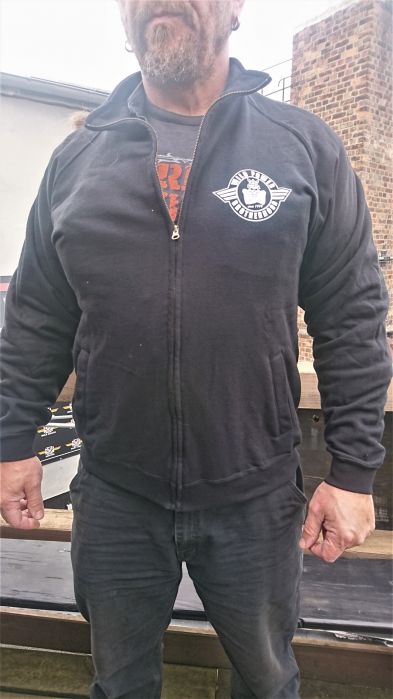 Wild Power Sweatjacke Stehkragen, Zip - Guns`n`Skull