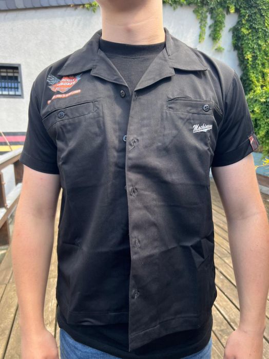 Hemd, 33.Motorcycle Jamboree, schwarz, 2025