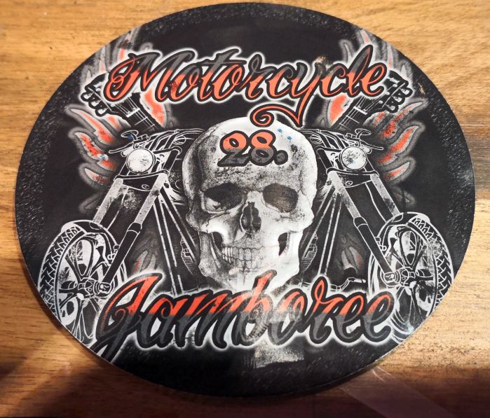 Aufkleber Sticker 28.Motorcycle Jamboree