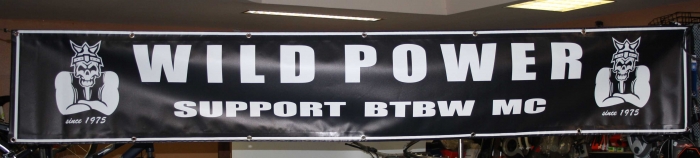 Banner Wildpower 300 x 50 cm