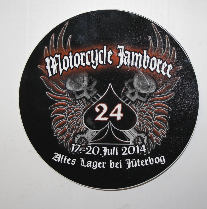 Aufkleber Sticker, Aufkleber 24.Motorcycle Jamboree