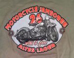 T-Shirt green 26.Motorcycle Jamboree